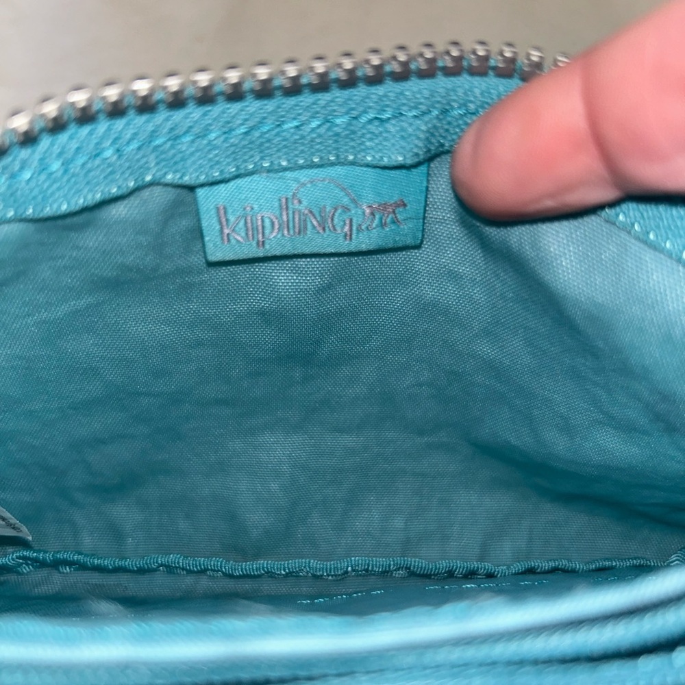 Kipling Blue Creativity Large Pouch 5 Pocket Wall… - image 6
